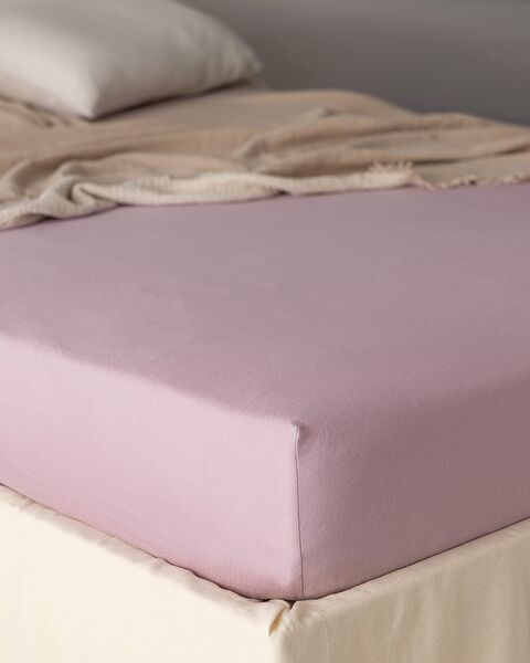 Belle Single Plus Elastic Bamboo Sheet - Light Plum - 0