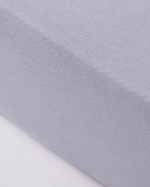 Belle Doppeltes elastisches Bambuslaken – Grau - 3