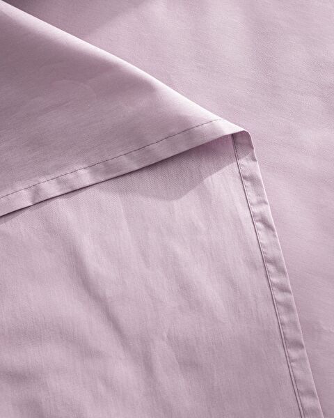 Manon Single 100% Cotton Ranforce Elasticless Sheet - Light Plum - 2