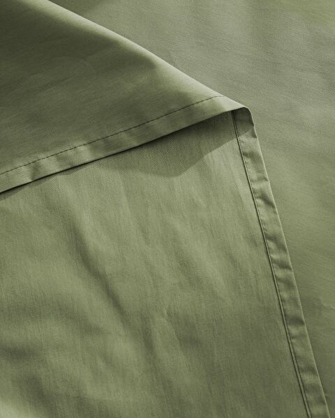 Manon Double 100% Cotton Ranforce Non-Edged Sheet - Khaki - 2