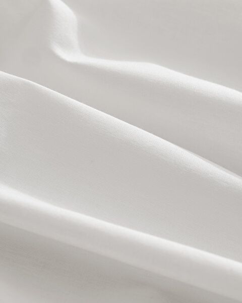 Manon dubbel 100% katoenen Ranforce elastisch laken - wit - 3