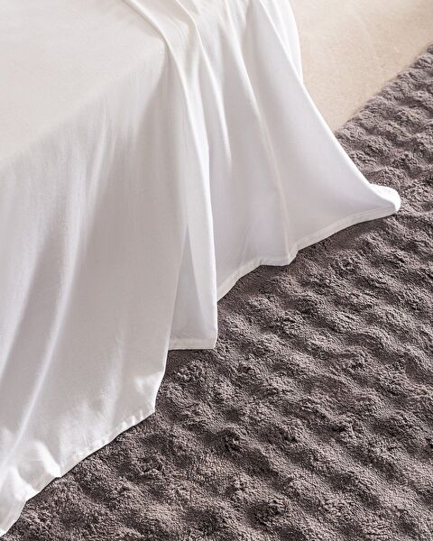 Ciel dubbel 100% katoenen elastisch satijnen laken - wit - 1