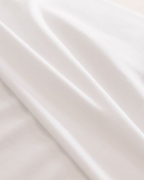 Ciel dubbel 100% katoenen elastisch satijnen laken - wit - 2