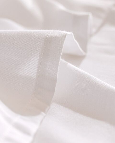 Ciel dubbel 100% katoenen elastisch satijnen laken - wit - 3