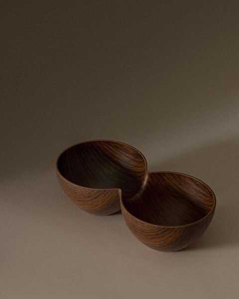 Oslo Two-compartment Snack 19.8cm - 2