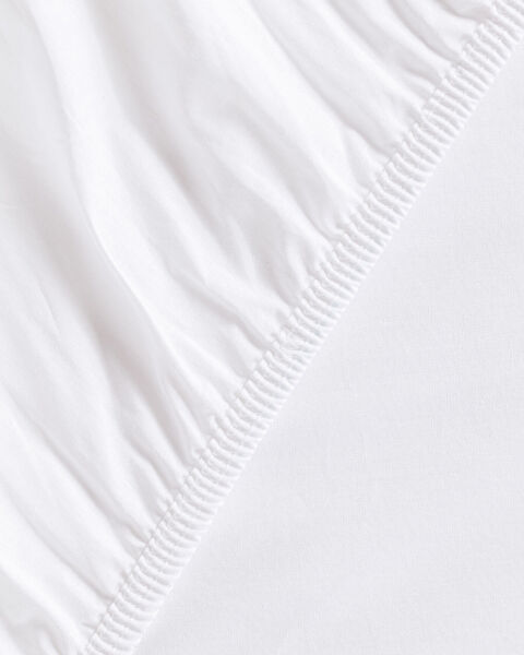 Eloise Çift Kişilik %100 Pamuk Ranforce Lastikli Çarşaf Takımı - Beyaz - 2