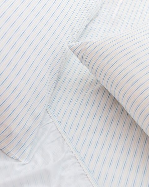 Carlo Double 100% Cotton Printed Ranforce Fitted Sheet Set - Mint Green - 4