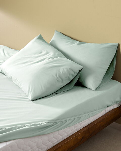 Ensemble de draps-housses Ranforce 100 % coton Eloise King Size - 0