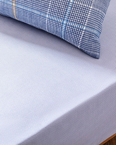 Ensemble de draps simples Bettine - Bleu marine - 2