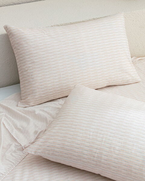 Carlo Single 100% Cotton Printed Ranforce Fitted Sheet Set - Anthracite - 1