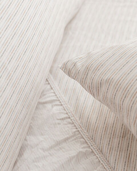 Carlo Single 100% Cotton Printed Ranforce Fitted Sheet Set - Anthracite - 4