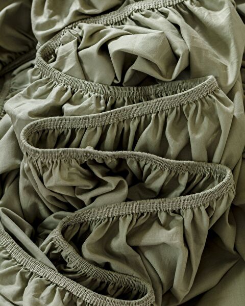 Manon Sıngle Size Ranforce Fitted Sheet Set - 3