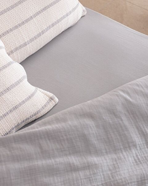 Marguerite 8 Piece Dowry Set - Grey/Ecru - 5