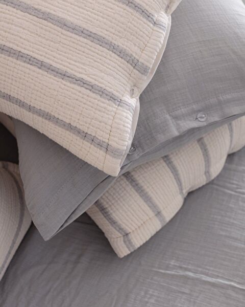 Marguerite 8 Piece Dowry Set - Grey/Ecru - 4