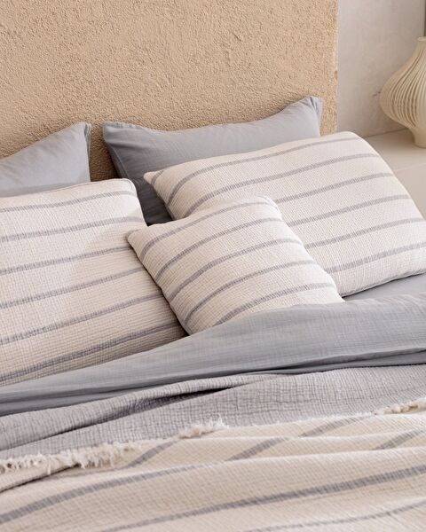 Marguerite 8 Piece Dowry Set - Grey/Ecru - 3