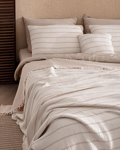 Ensemble de dot 8 pièces Marguerite - Beige/Écru - 1