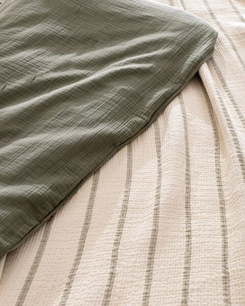 Ensemble de dot 8 pièces Marguerite - Kaki/Écru - 6