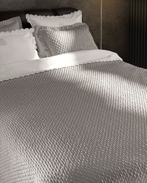 Ludesse 7 Parça Çeyiz Seti - Gümüş - 1