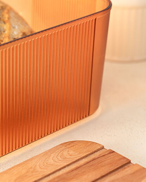 Eolya Wooden Bread Box with Lid - 3
