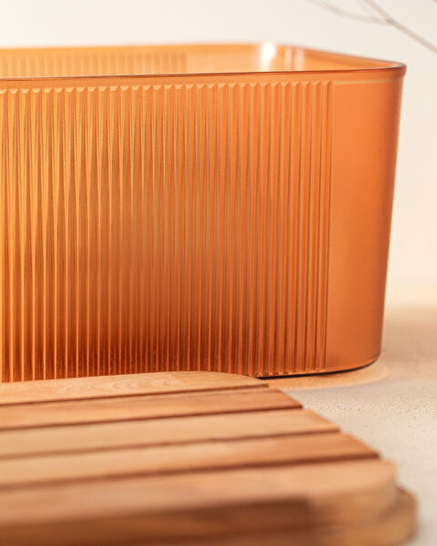 Eolya Wooden Bread Box with Lid - 2