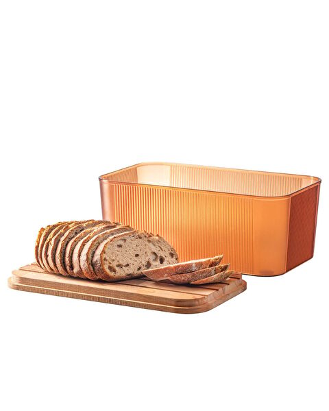 Eolya Wooden Bread Box with Lid - 6