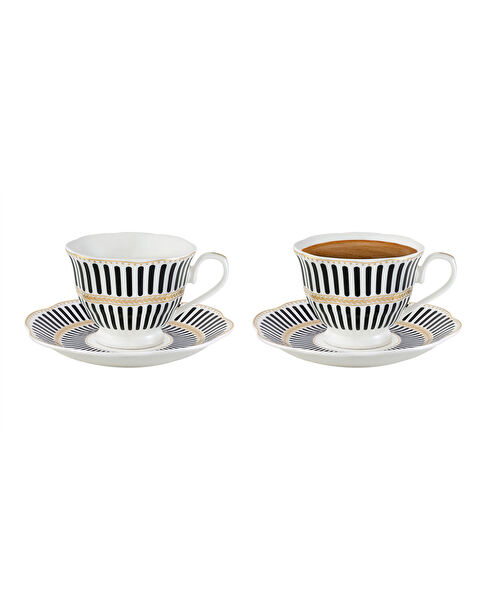 Schickes Kaffeetassen-Set für 2 Personen – 100 ml - 1