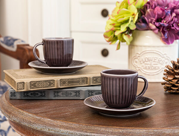 Kleberte-Set mit 2 Kaffeetassen - 0