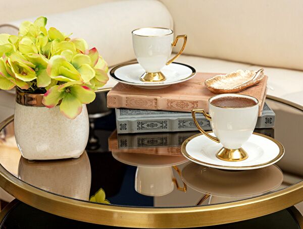 Yolande Olivier 4-piece Coffee Cup Set - 0