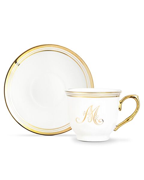 Lena 2'li Kahve Fincan Takımı - Renkli - 90 ml - 1