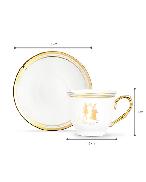 Mireille Set of 2 Coffee Cups - Colorful - 90 ml - 2