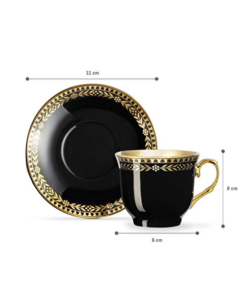 Allaire Set mit 4 Kaffeetassen – bunt – 90 ml - 2