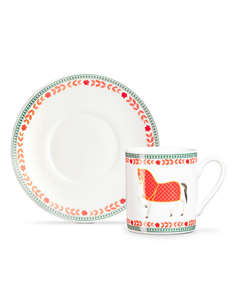 Desirat Set of 2 Coffee Cups - Colorful - 90 ml - 2