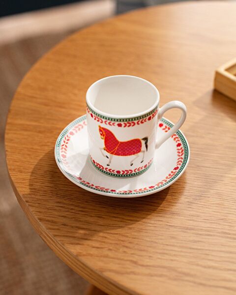 Desirat Set of 2 Coffee Cups - Colorful - 90 ml - 1