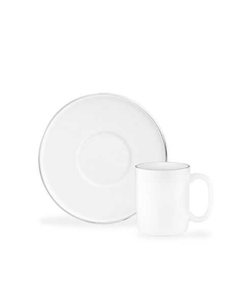 Lumora Set Of 6 Coffee Cups Gold/platinum - 0