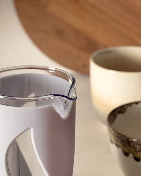 Berthe French Press - Zacht Grijs - 500 ml - 2