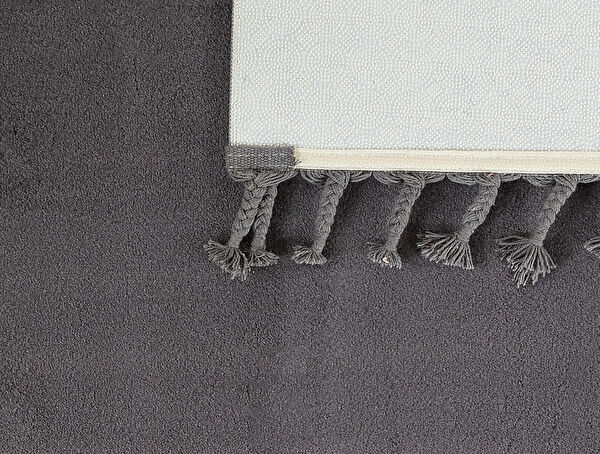 Carol Fringed Carpet - Anthracite - 120x180 cm - 1