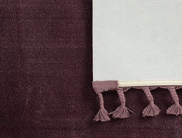 Carol Fringed Carpet - Dark Plum - 120x180 cm - 1