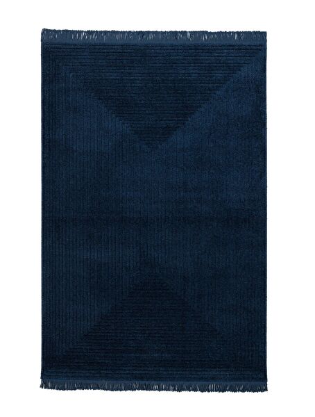 Diane Fringed Carpet - Navy Blue - 200x290 cm - 0