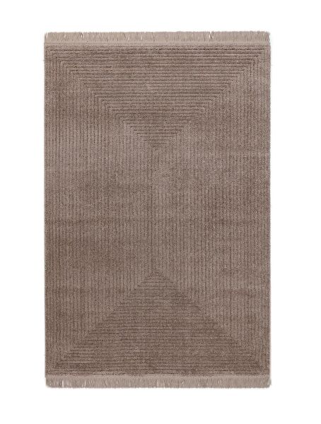 Diane Fringed Carpet - Mink - 200x290 cm - 0