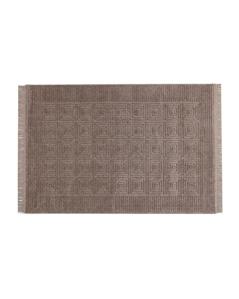 Laura Tapijt met franjes - Nerts - 120x170 cm - 0