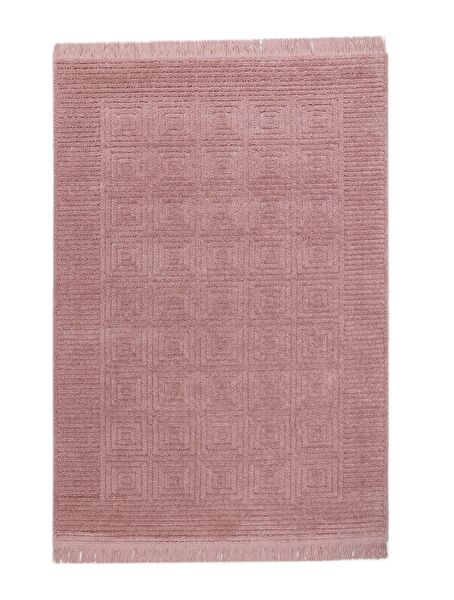 Laura Fringed Carpet - Pink - 200x290 cm - 0
