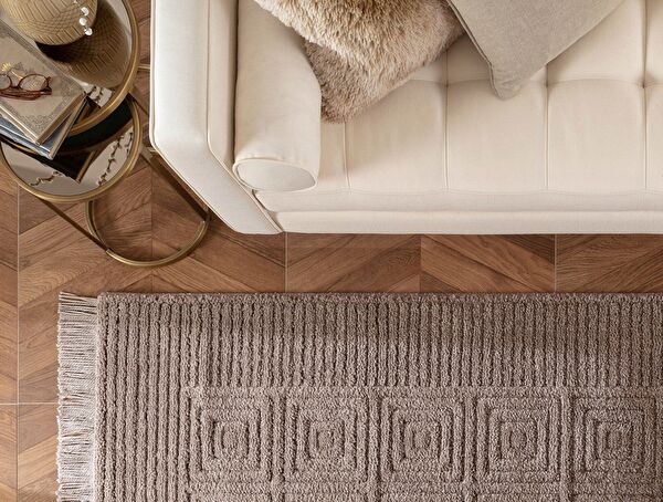 Laura Fringed Carpet - Mink - 200x290 cm - 3