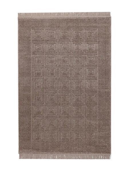 Laura Fringed Carpet - Mink - 200x290 cm - 0