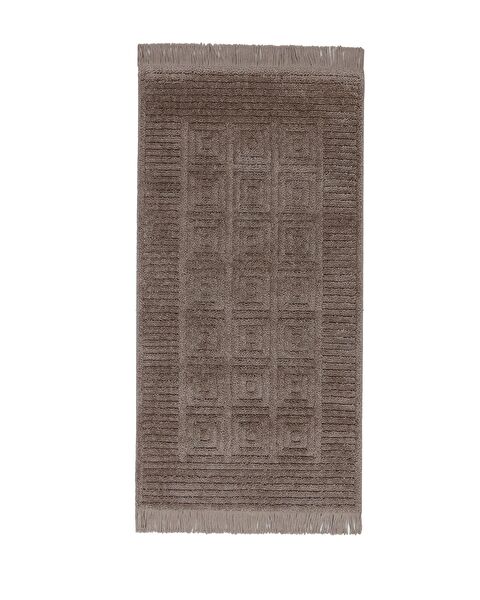 Laura Fringed Carpet - Mink - 80x300 cm - 0