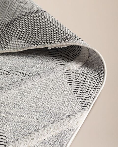 Coleus Halı - Gri - 120x180 cm - 7