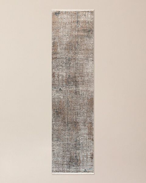 Moneau Halı - Gri - 80x300 cm - 0