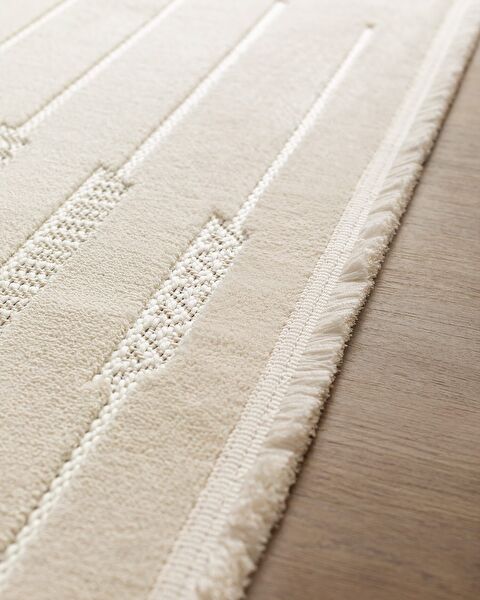 Treillis Carpet - Bone - 160x230 cm - 4