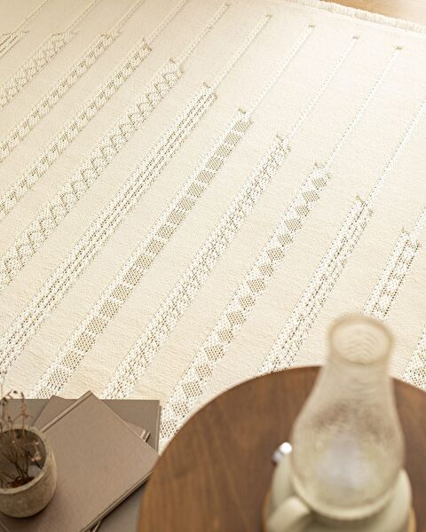 Treillis Carpet - Bone - 160x230 cm - 2