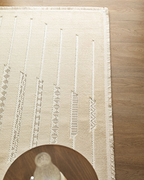 Tapis Treillis - Os - 160x230 cm - 1