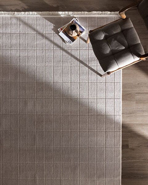 Crochet Carpet - Beige - 80x300 cm - 4